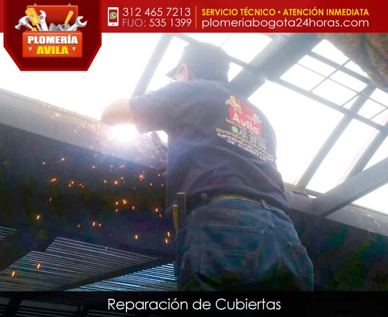 Reparación de cubierta en vivienda de Bogotá